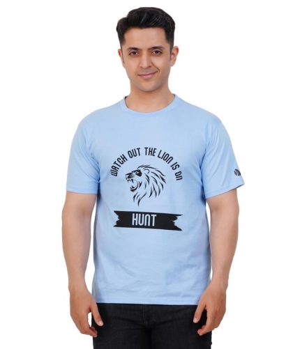 StartNow Men Lion Tshirt - Blue