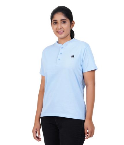 StartNow Womens Cotton Tshirt - Blue