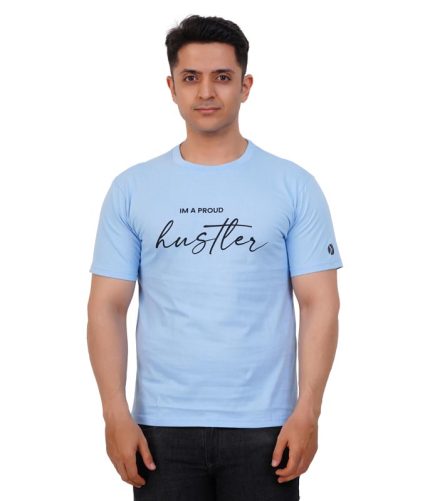 StartNow Men Motivation Tshirt- Blue