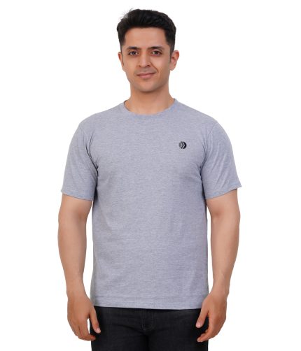 StartNow Men Solid Tshirt - Grey